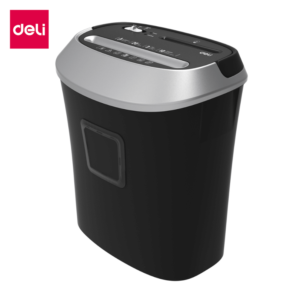 เครื่องทำลายเอกสารอัตโนมัติ DELI E9948-BK-01 สีดำ